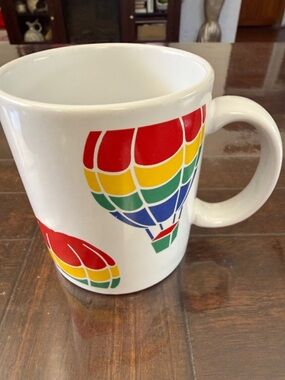 Vintage The FTD Pick Me Up Bouquet Balloon Ceramic Mug